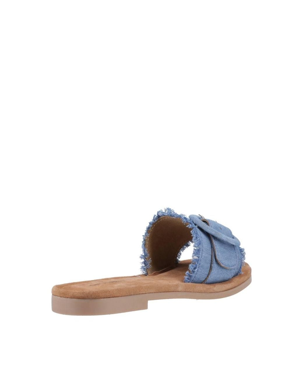 Hush Puppies Blue Hayley Buckle Slide
