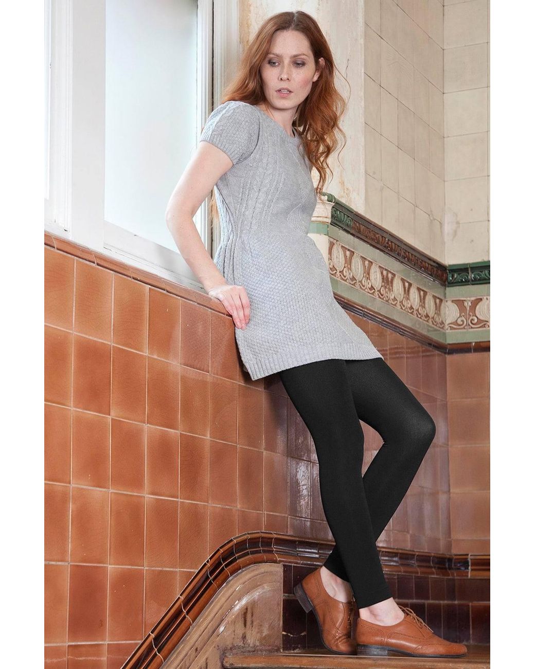 Heat Holders Black Thick Winter Warm Fleece Lined Thermal Leggings