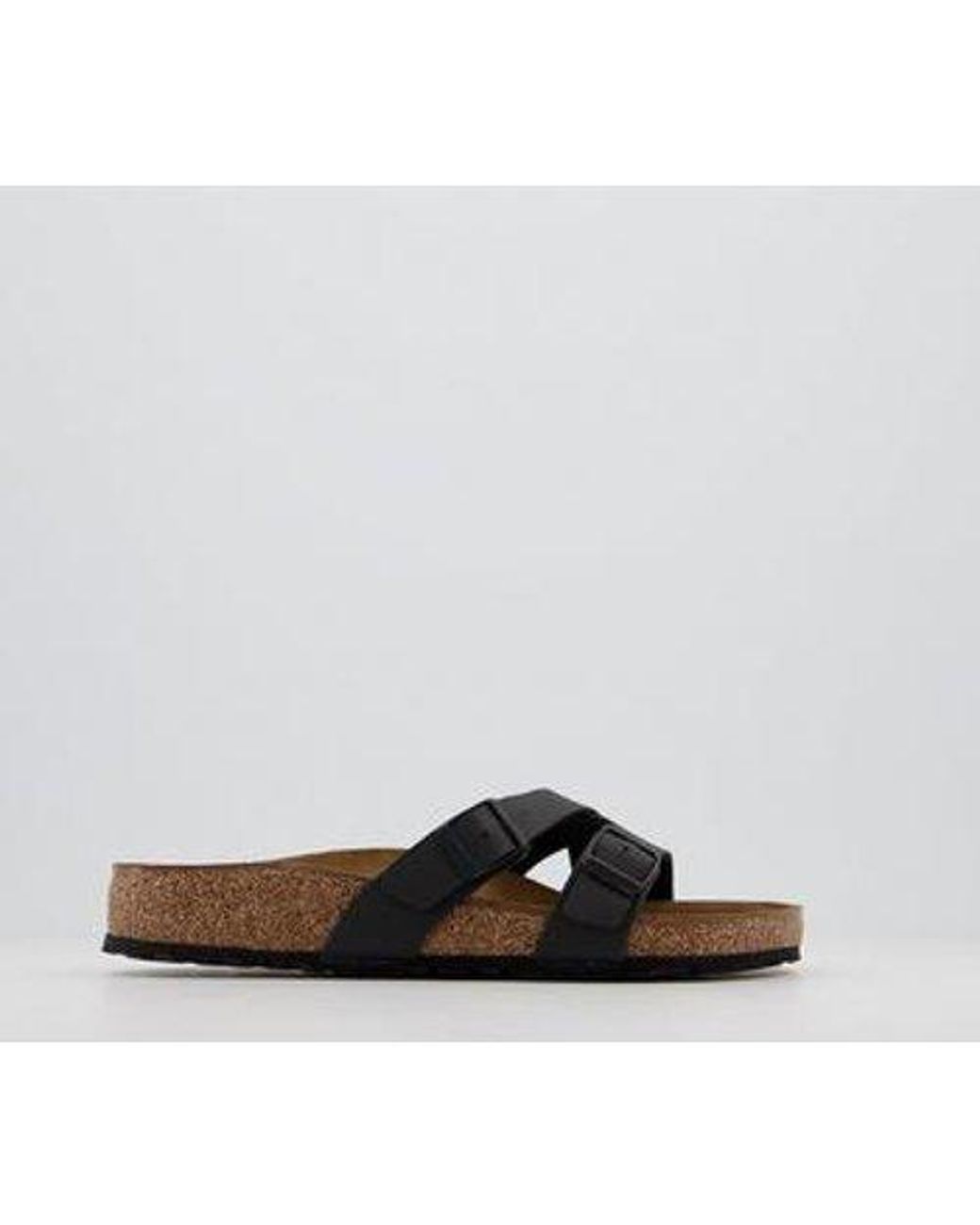 Birkenstock Womens Yao Black Birko-flor Sandals EUR 38 (Narrow) (1582285) 802436411227 | eBay