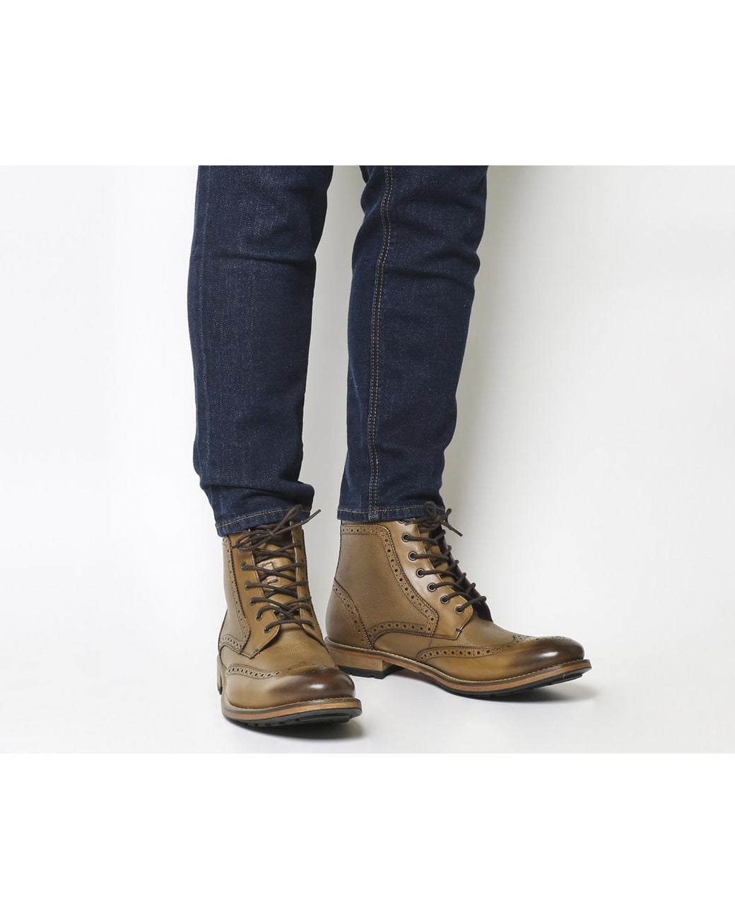 Ted Baker Leather Sealls 3 Brogue Boots 