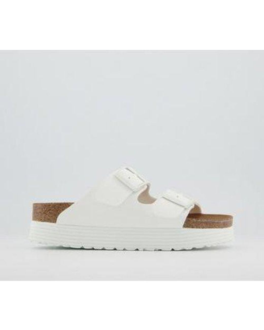 birkenstock papillio platform white