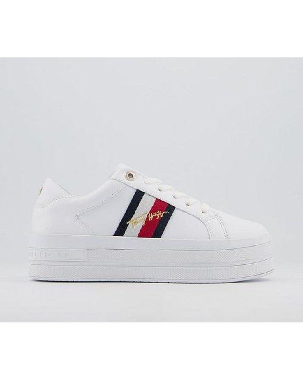 cupsole flatform trainers