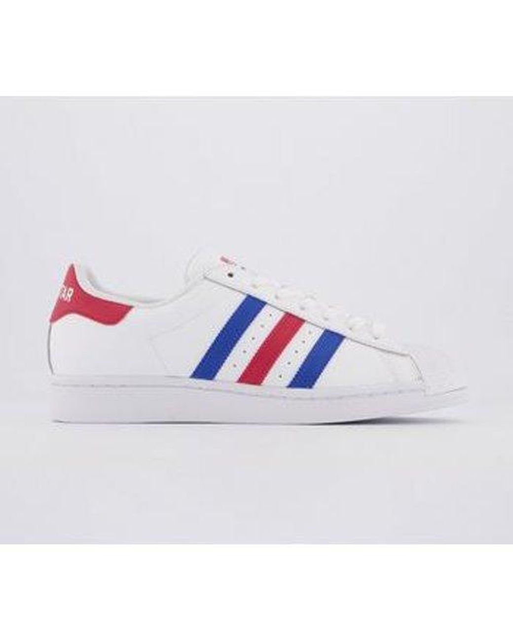 adidas superstar blue leather