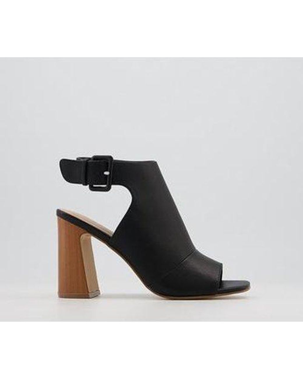 black sandal booties