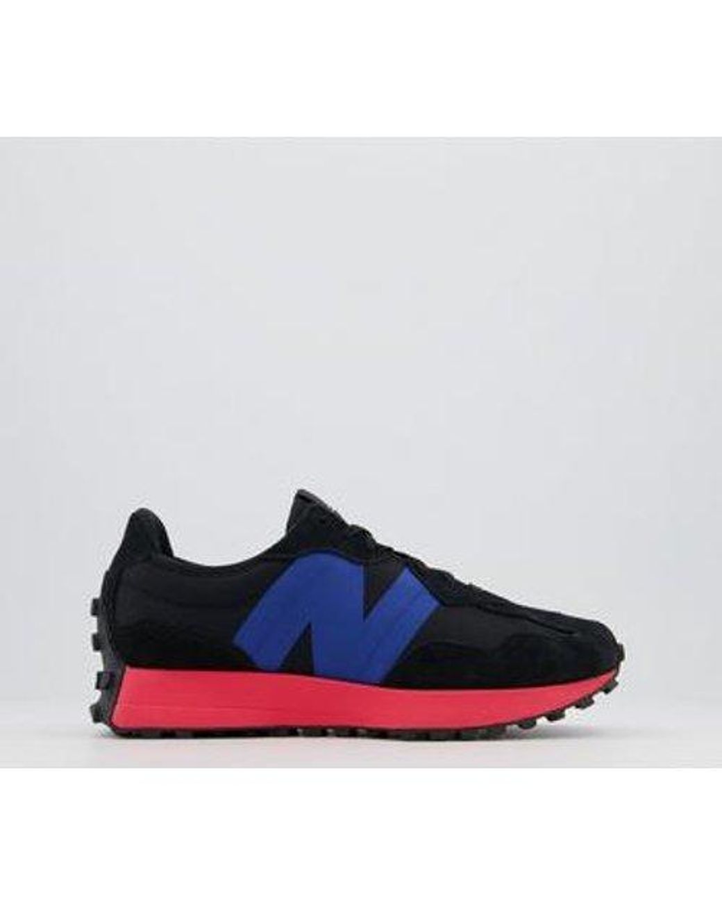 New Balance Synthetic 327 Trainers in Black for Men - Lyst
