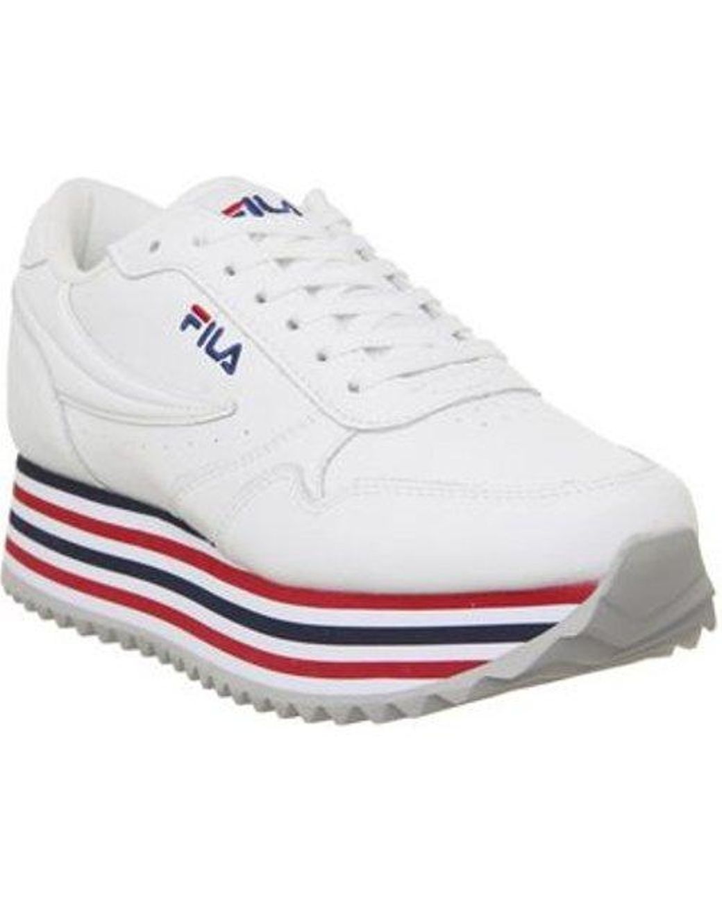 fila white orbit zeppa low trainers
