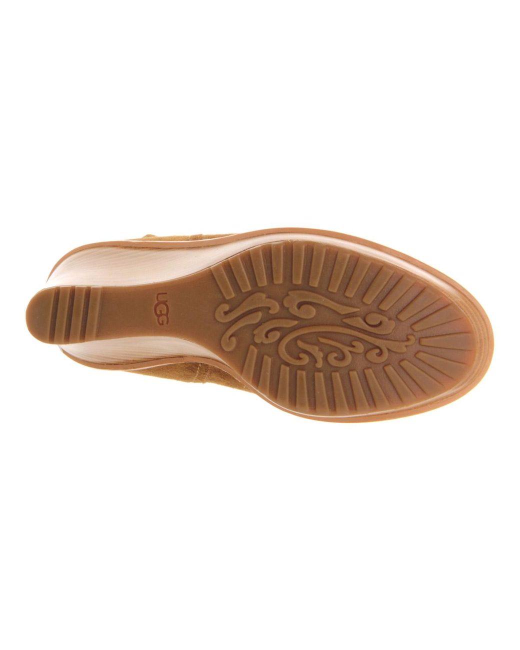 UGG Anais Wedge Ankle Boots in Chestnut 