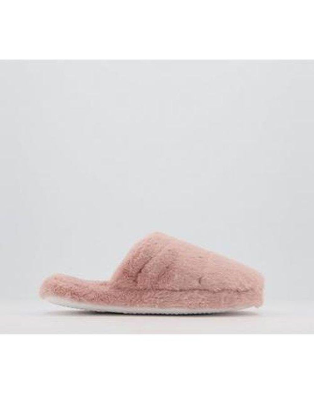 Furry mule slippers Clearance