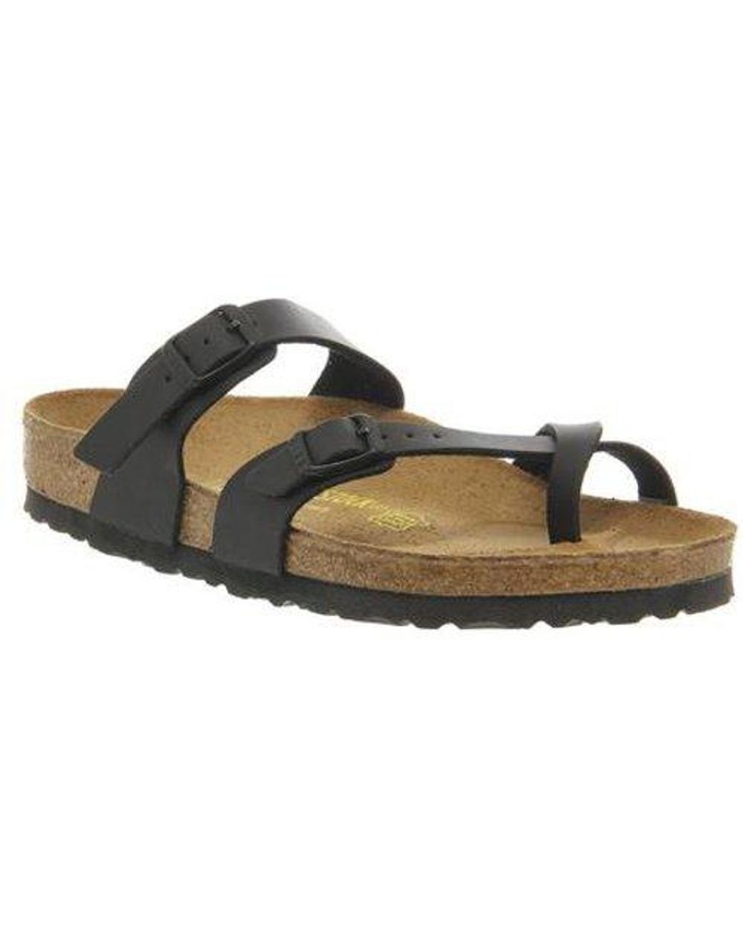 Birkenstock Synthetic Mayari Cross Strap Sandal in Black - Lyst