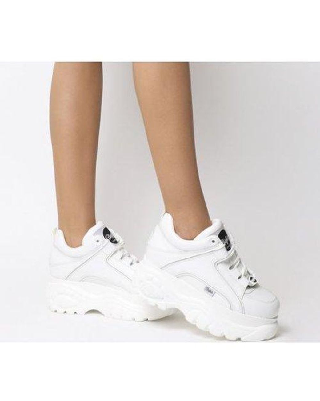 buffalo sneakers white