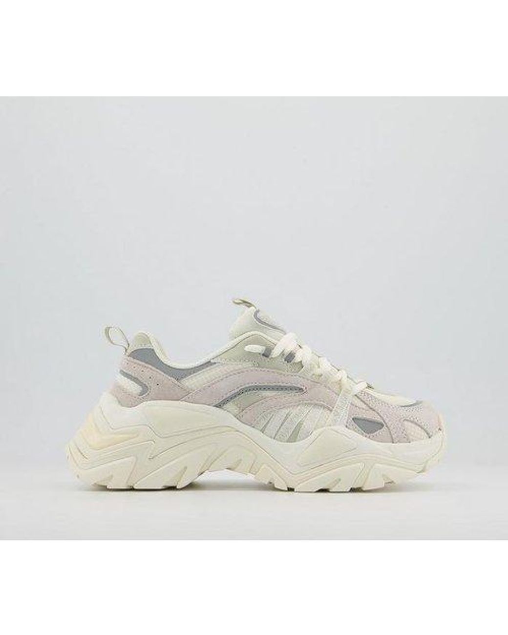 fila pink and grey trainers