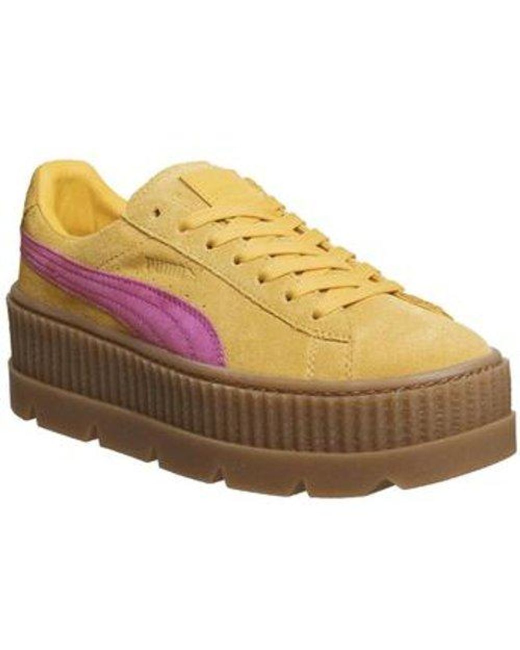 puma fenty bow womens yellow