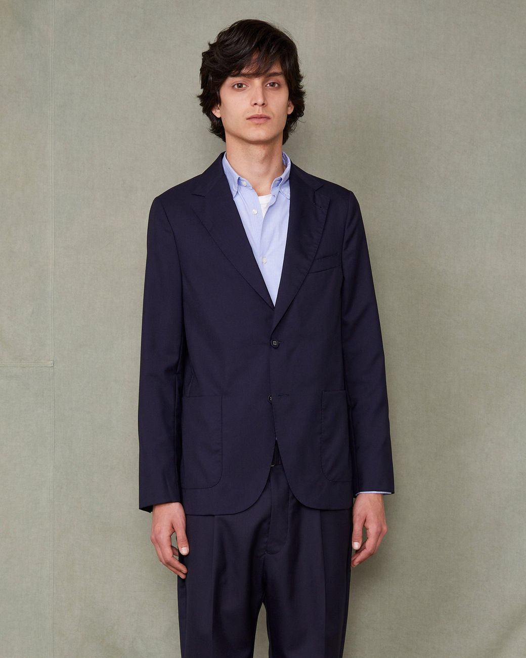 Officine Generale Blue Arthus Jacket for men