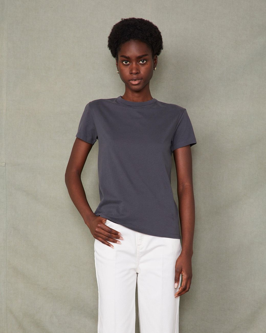 Officine Generale Blue Lara T-Shirt