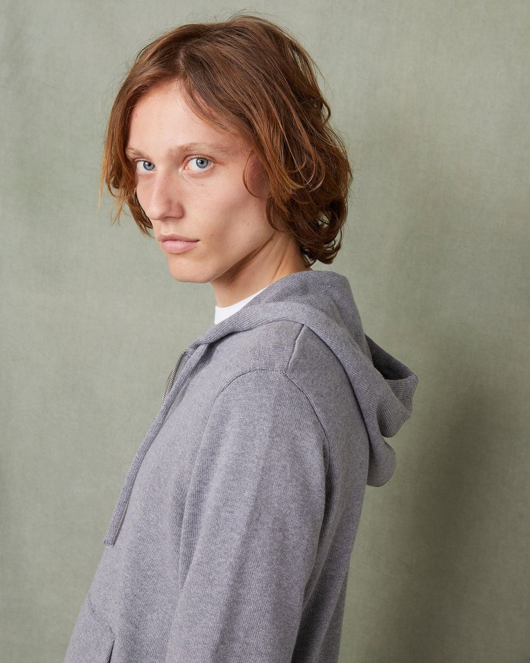 Officine Generale Gray Gilet Farry for men