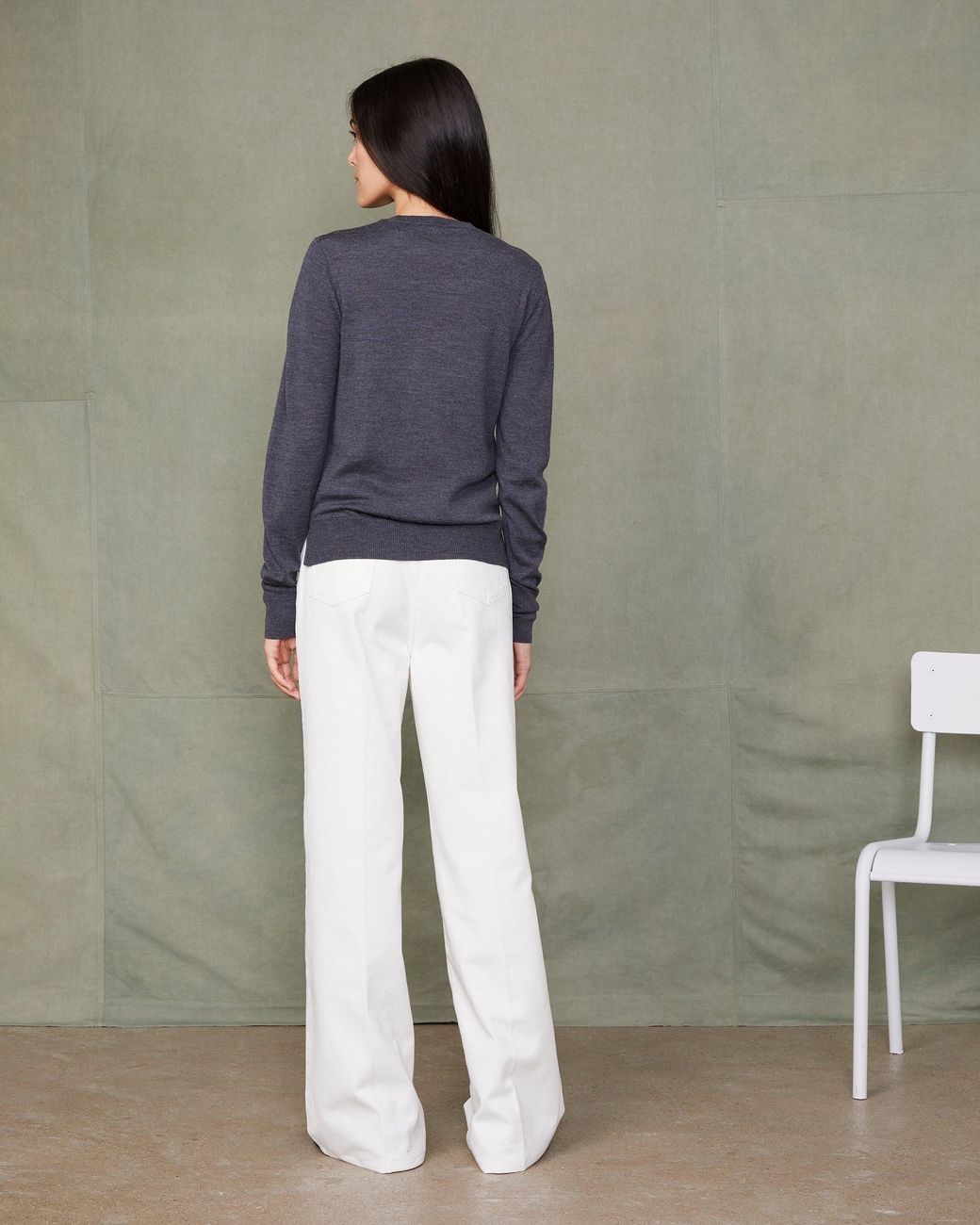 Pull Nine Officine Generale en coloris Blue