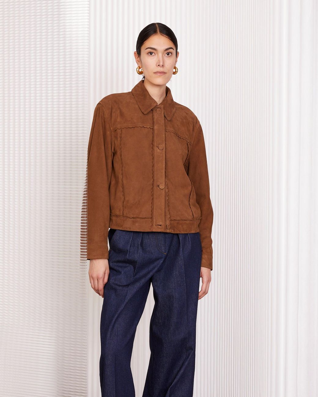 Officine Generale Blue Dewi Jacket