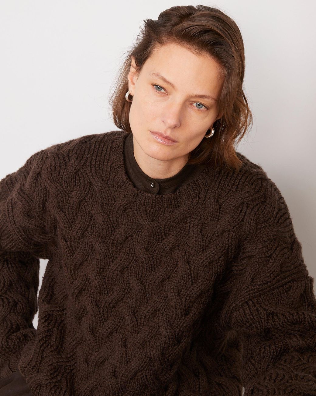 Pull Misa Officine Generale en coloris Brown