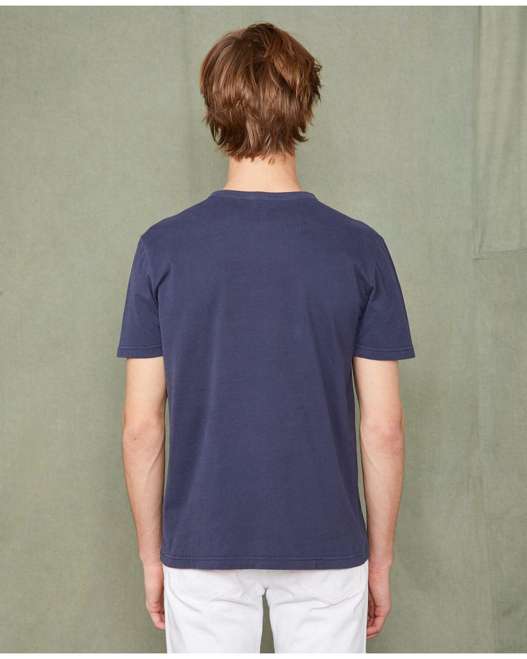 Officine Generale Green Crew Neck T-Shirt