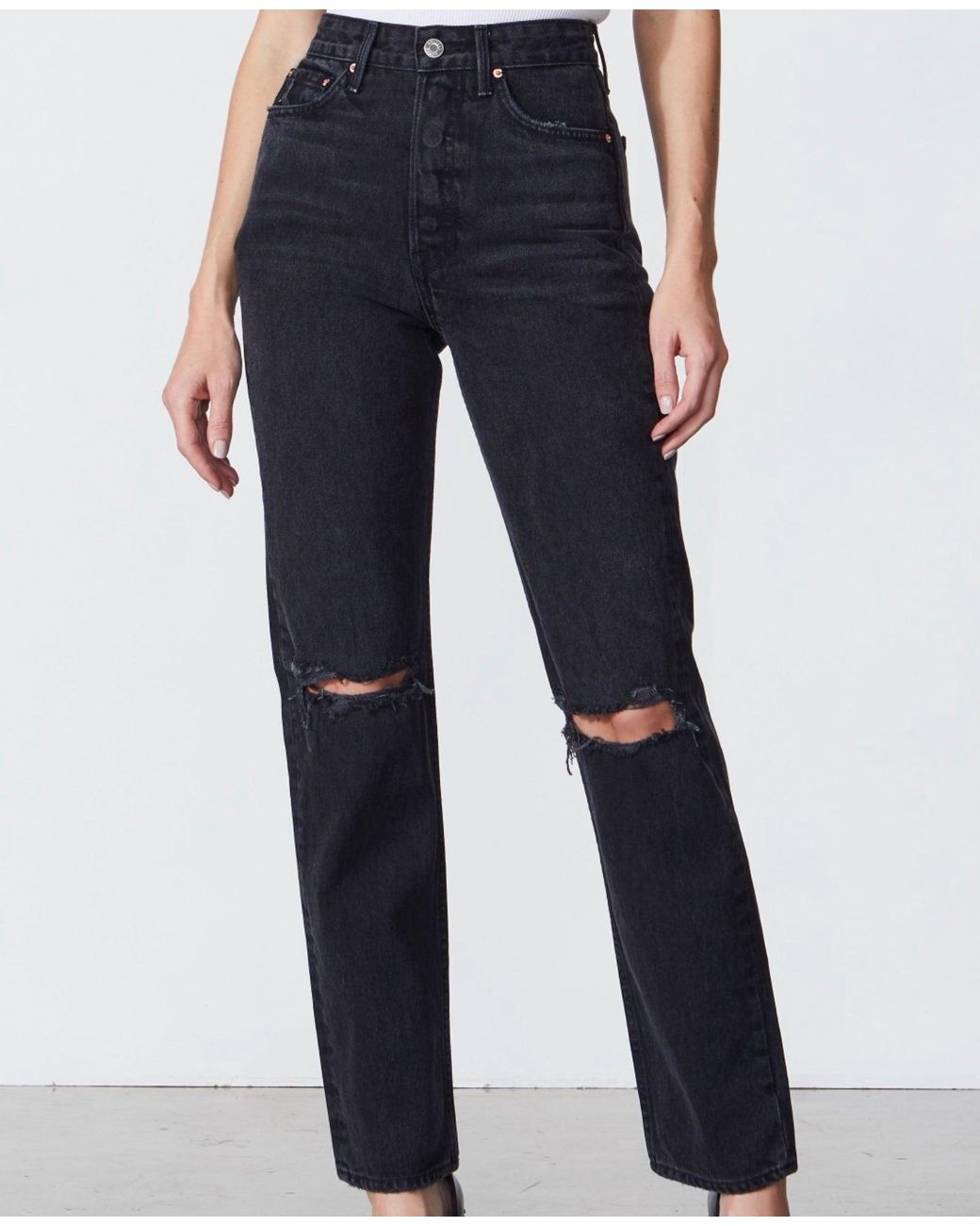 GRLFRND Denim Mica Jean in Blue | Lyst