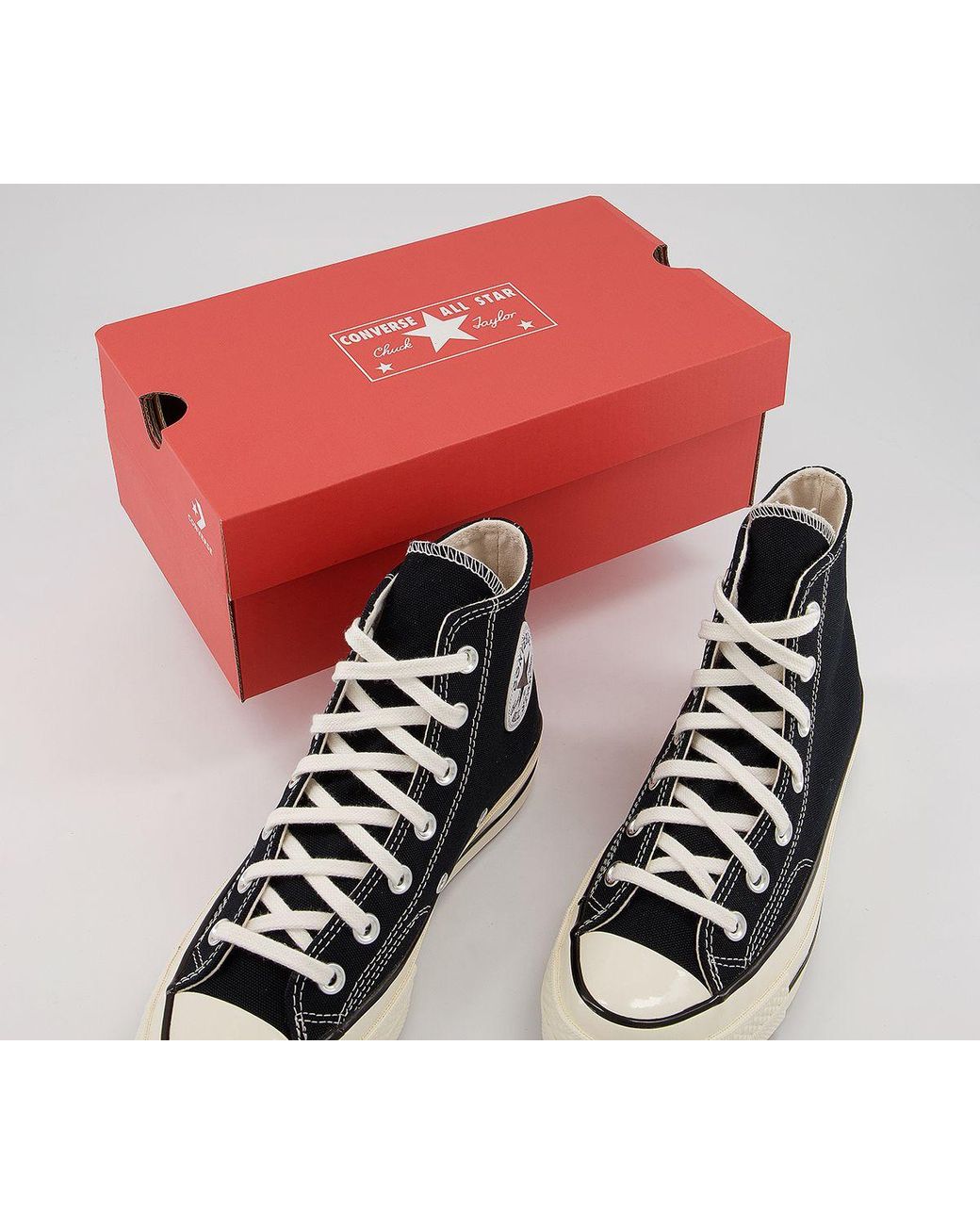 Converse Rubber All Star Hi 70's Trainers in Black for Men - Lyst