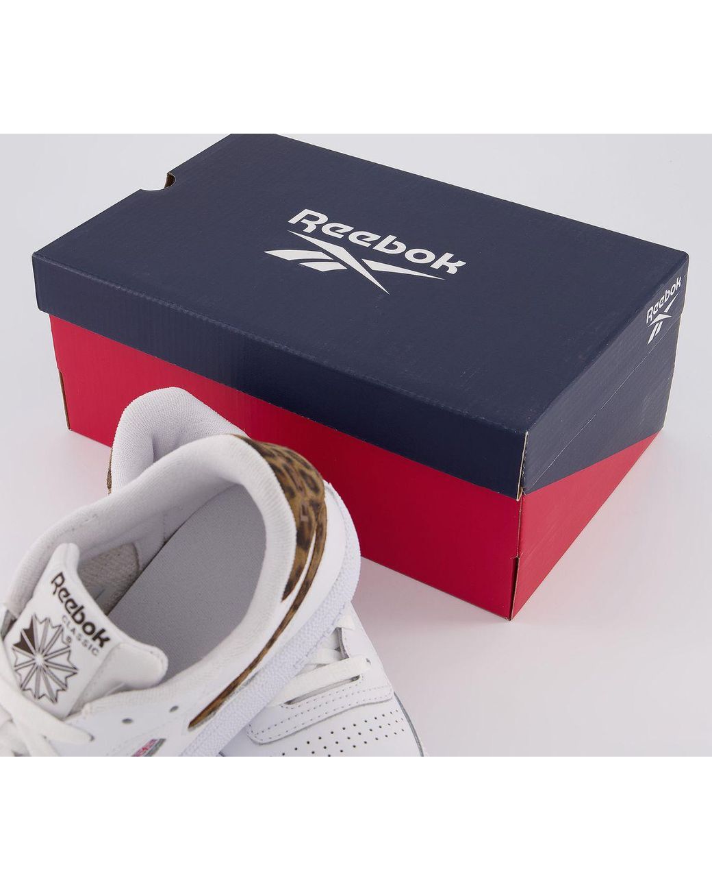 reebok leopard print trainers