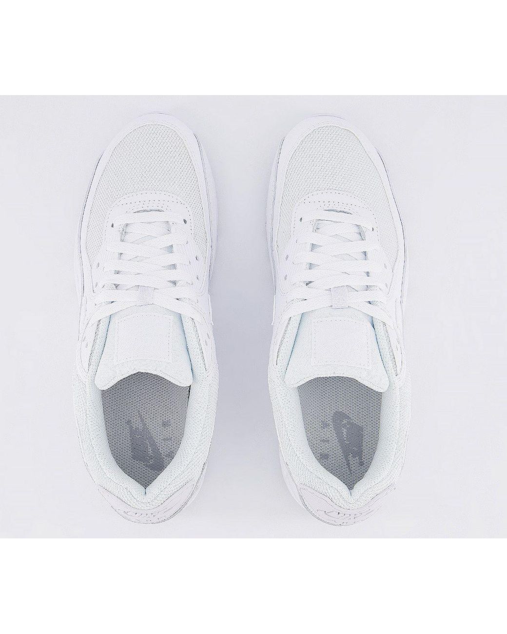 air max 90 trainers black white leather