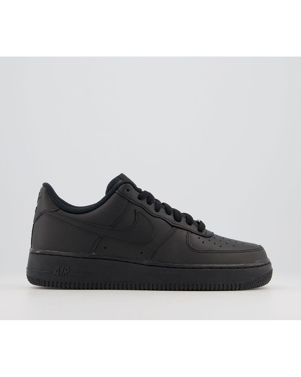 nike air force 1 trainers black