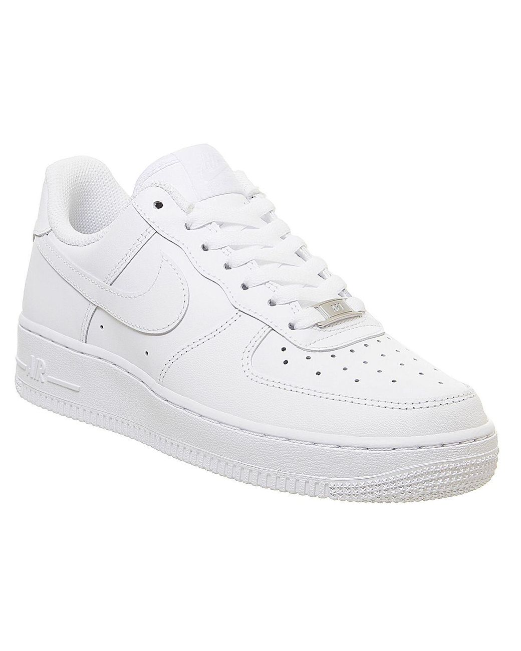 Nike Leather Air Force 1 07 Trainers in White - Lyst