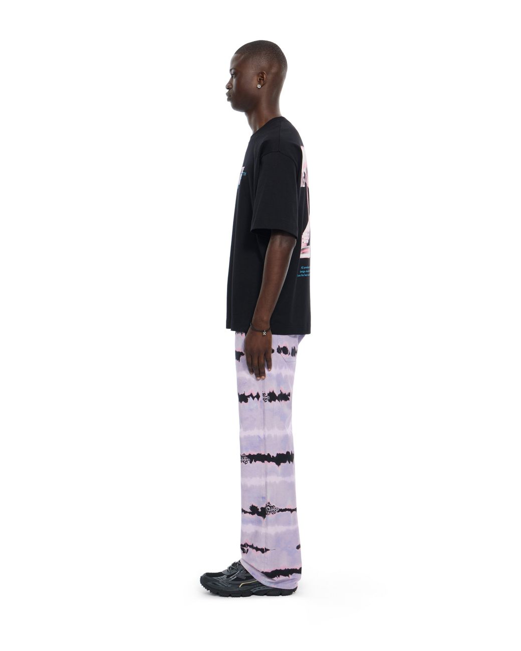Off-White c/o Virgil Abloh Black Miami City Garments Skate T-Shirt for men
