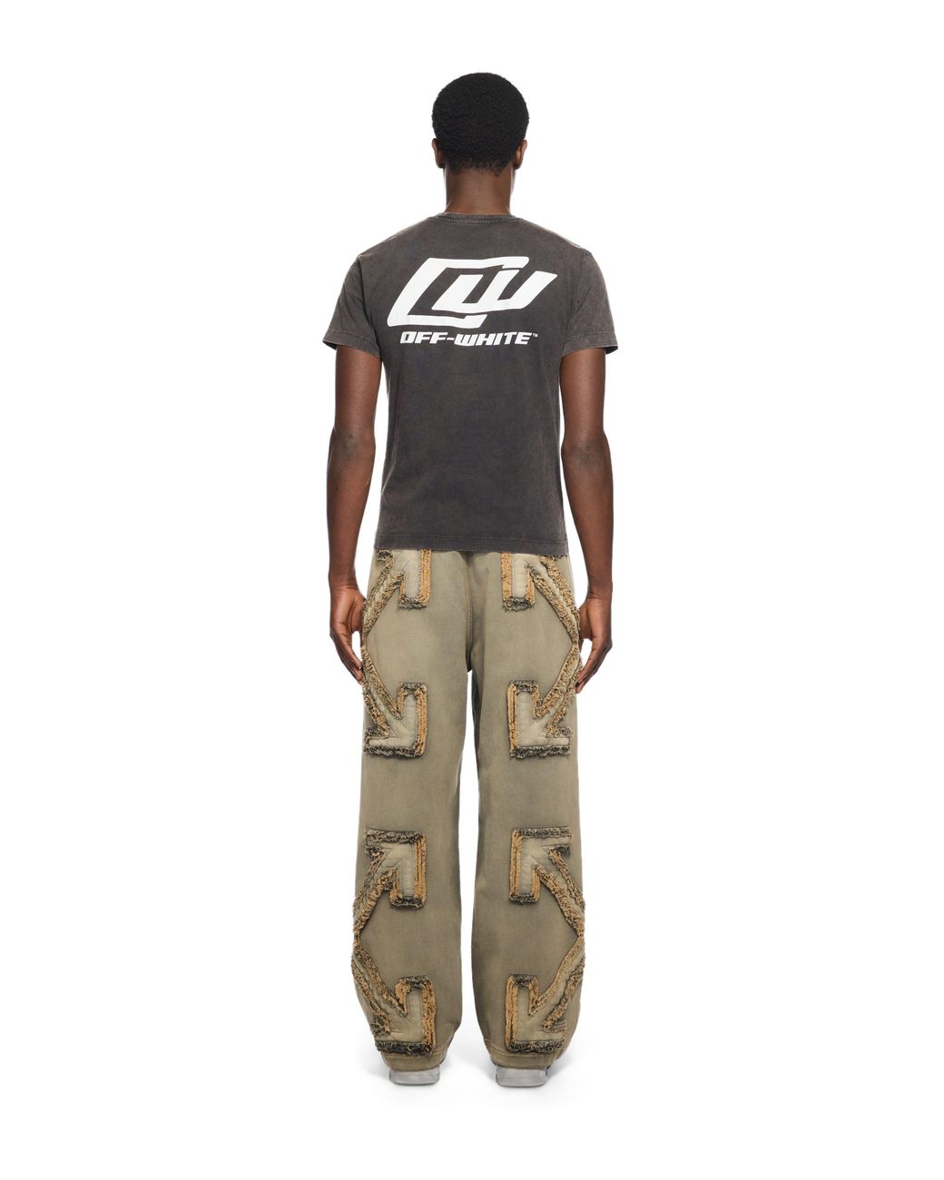 Off-White c/o Virgil Abloh Black Eagle 90S T-Shirt for men