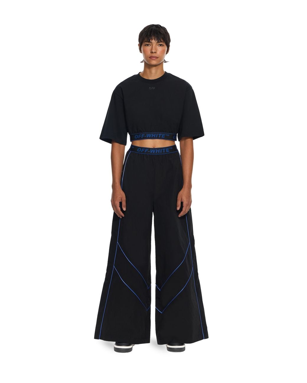 Off-White c/o Virgil Abloh Black Logoband Jersey T-Shirt