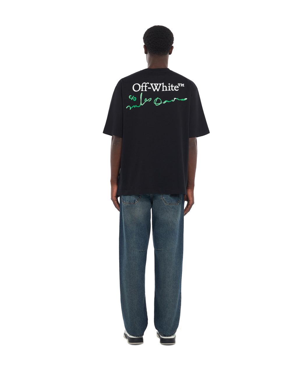 Off-White c/o Virgil Abloh Black Miles Davis League Skate T-Shirt for men