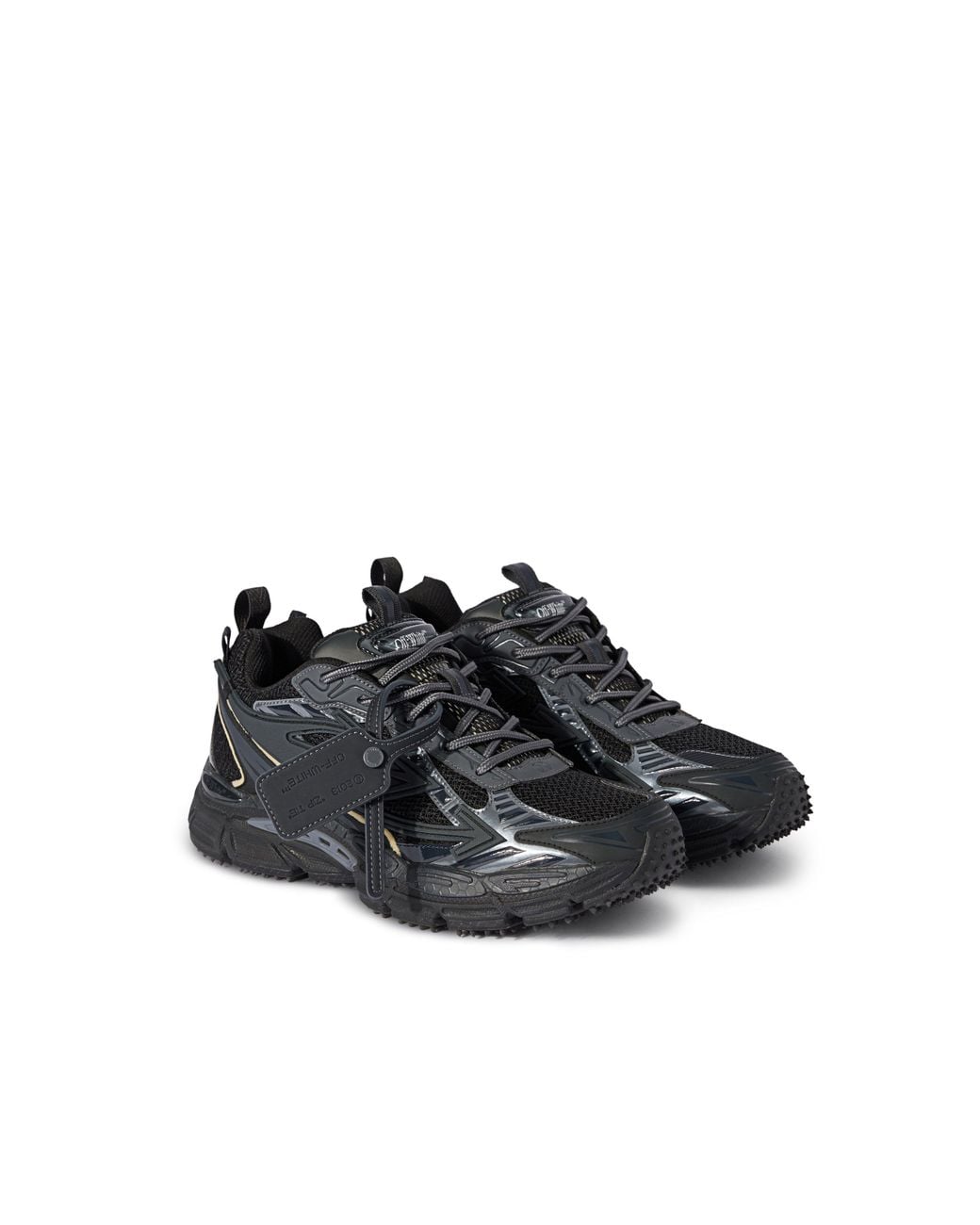Off-White c/o Virgil Abloh Black Be Right Back Running Sneakers for men