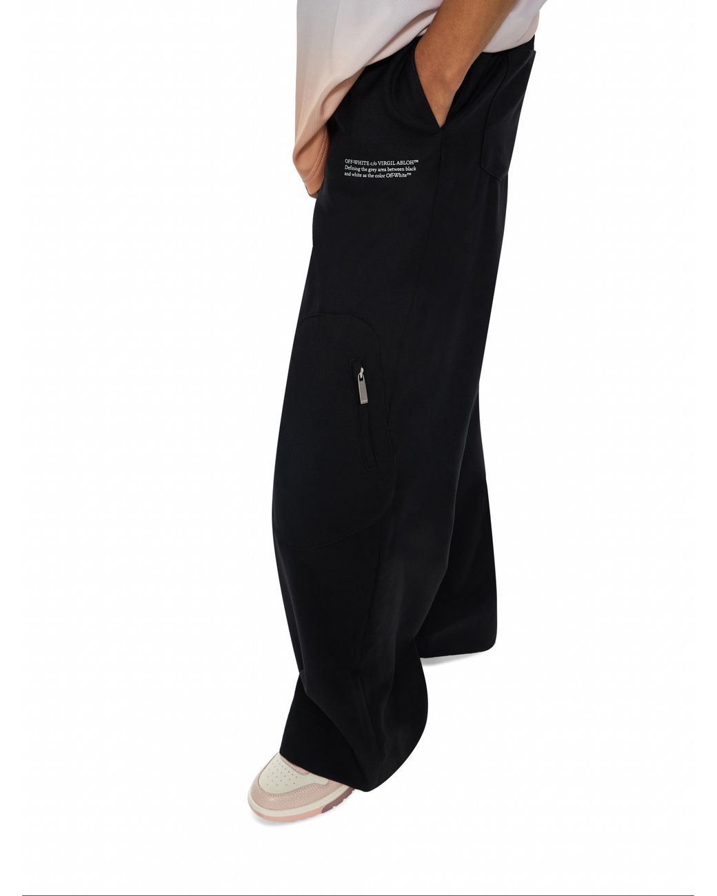 Off-White c/o Virgil Abloh Black Light Wool Corporate Toybox Trousers