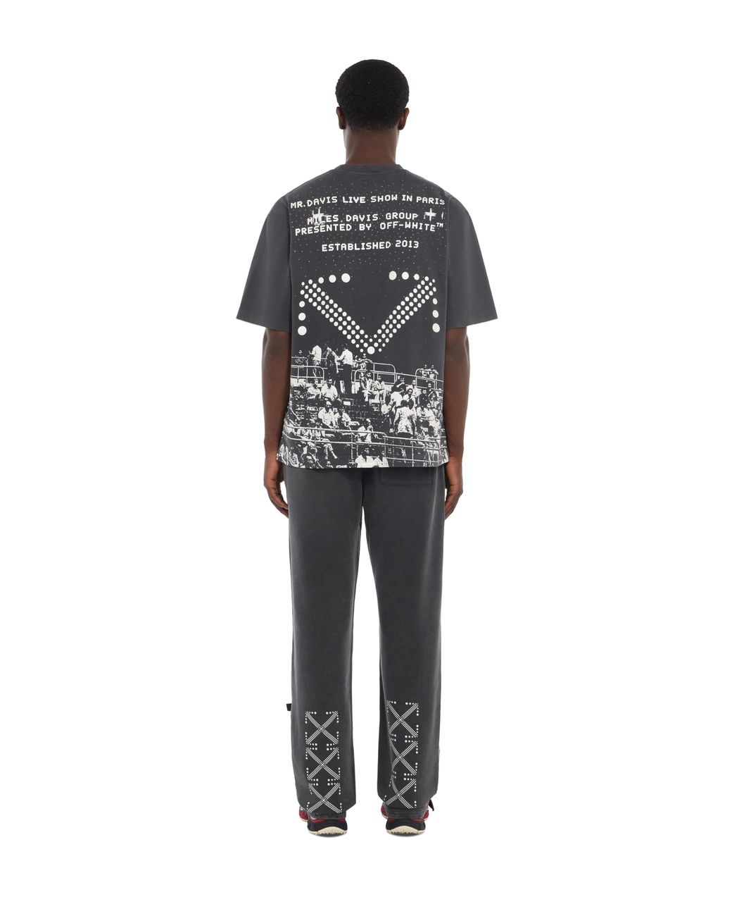 Off-White c/o Virgil Abloh Gray Miles Davis Stadium Sweatpants for men