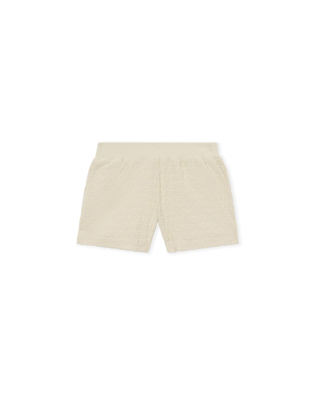 Off-White c/o Virgil Abloh Natural Terry Off Shorts