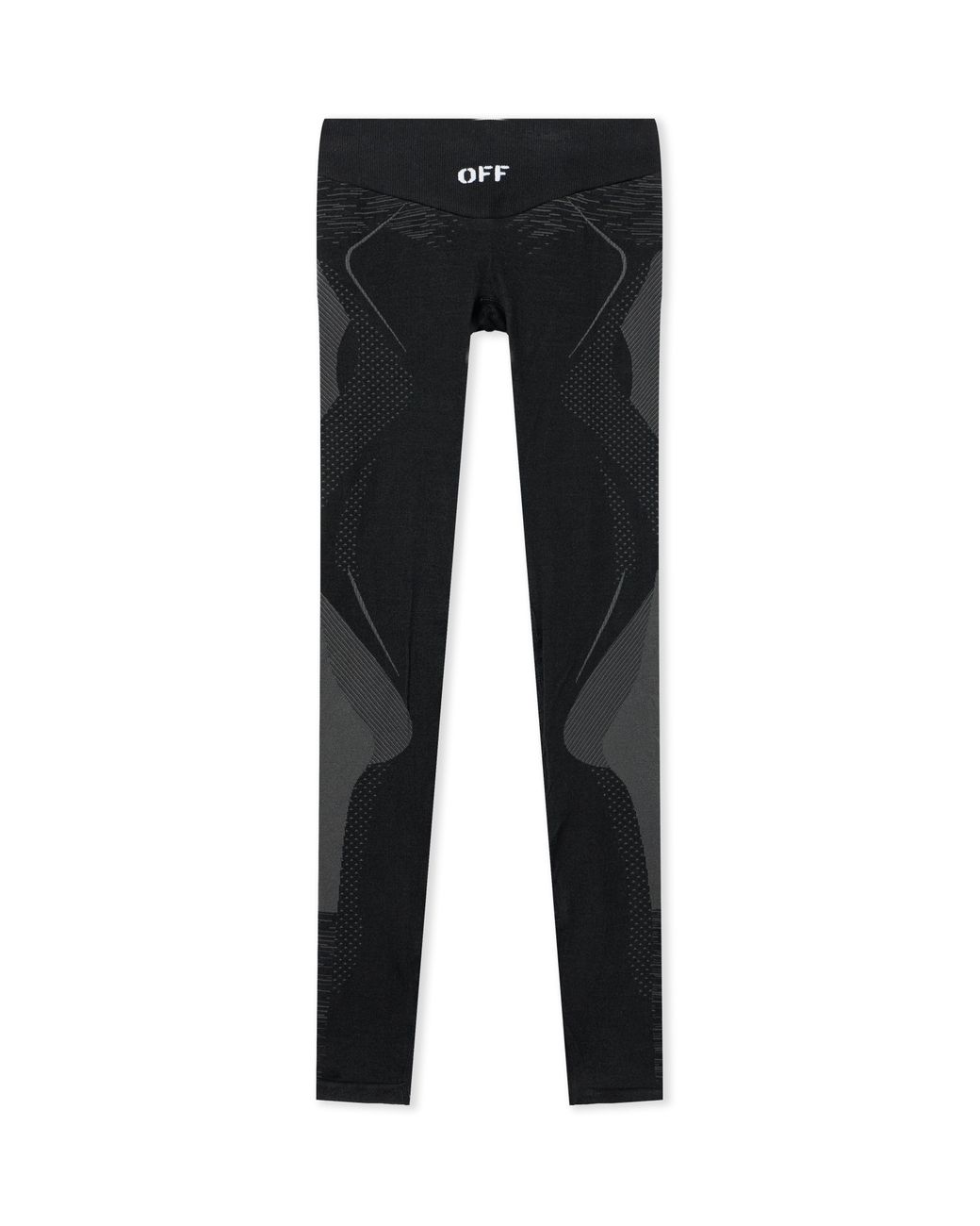 Off-White c/o Virgil Abloh Black Racing Seamless Leggings