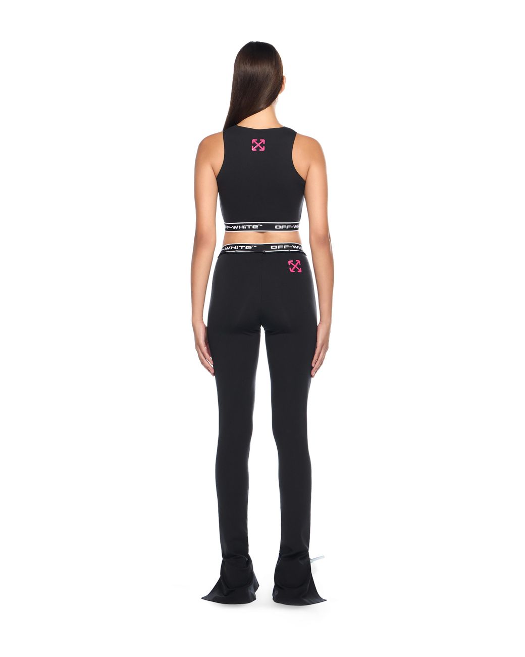 Off-White c/o Virgil Abloh Black Logoband Cut-Out Top