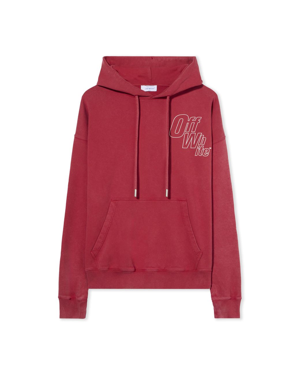 Off-White c/o Virgil Abloh Red Outline Arrow Skate Hoodie for men