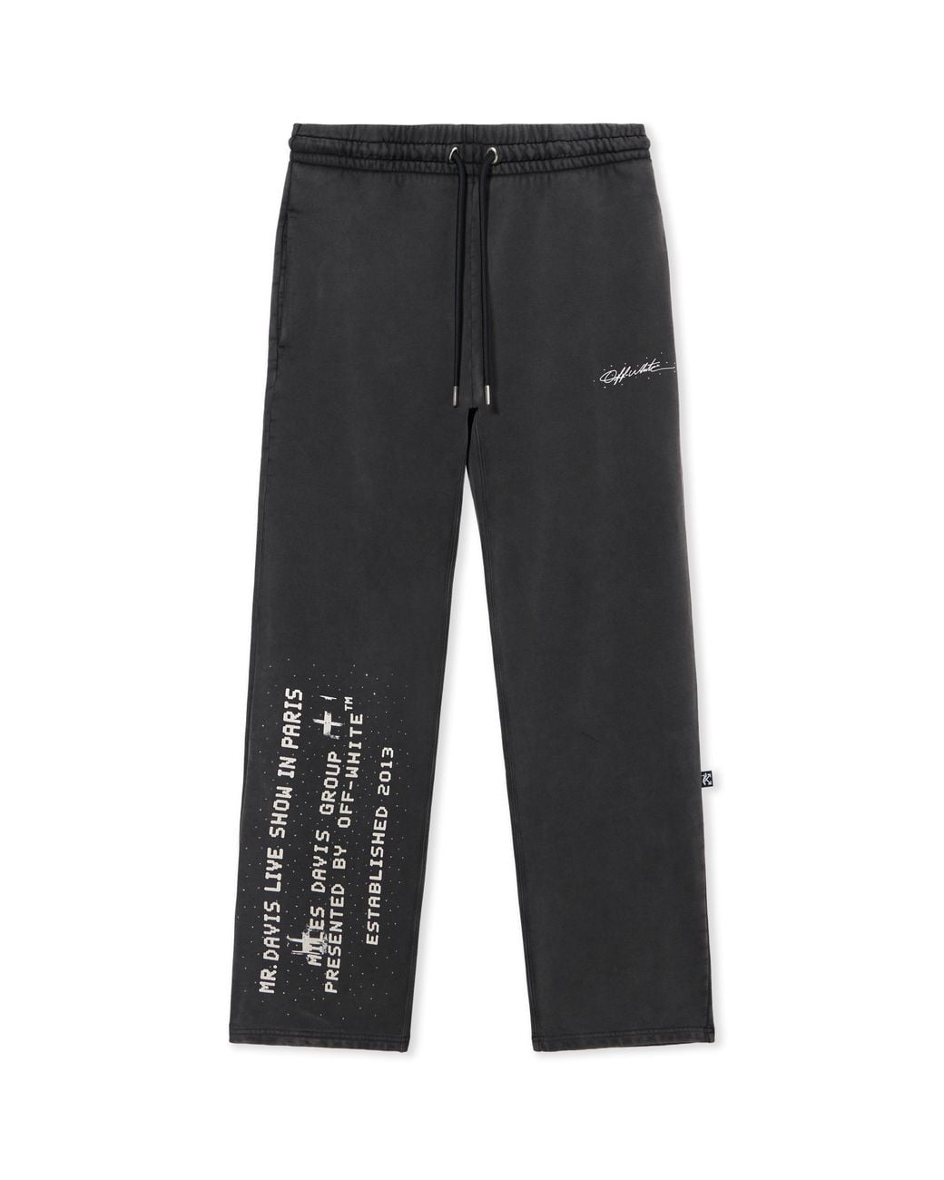 Off-White c/o Virgil Abloh Gray Miles Davis Stadium Sweatpants for men