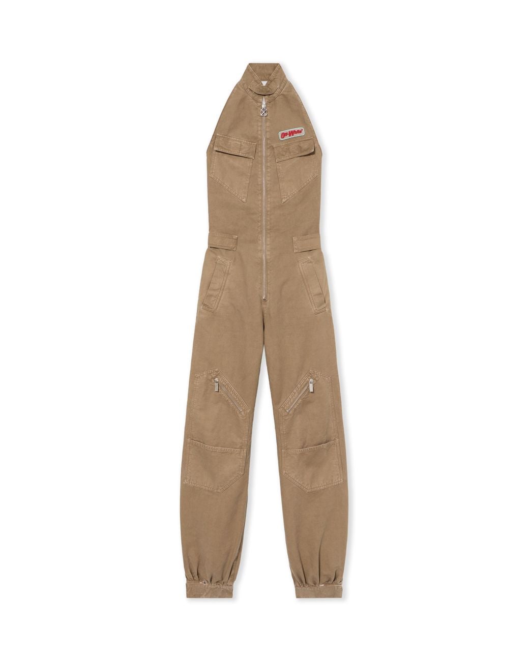 Off-White c/o Virgil Abloh Natural Canvas Pocket Jumpsuit