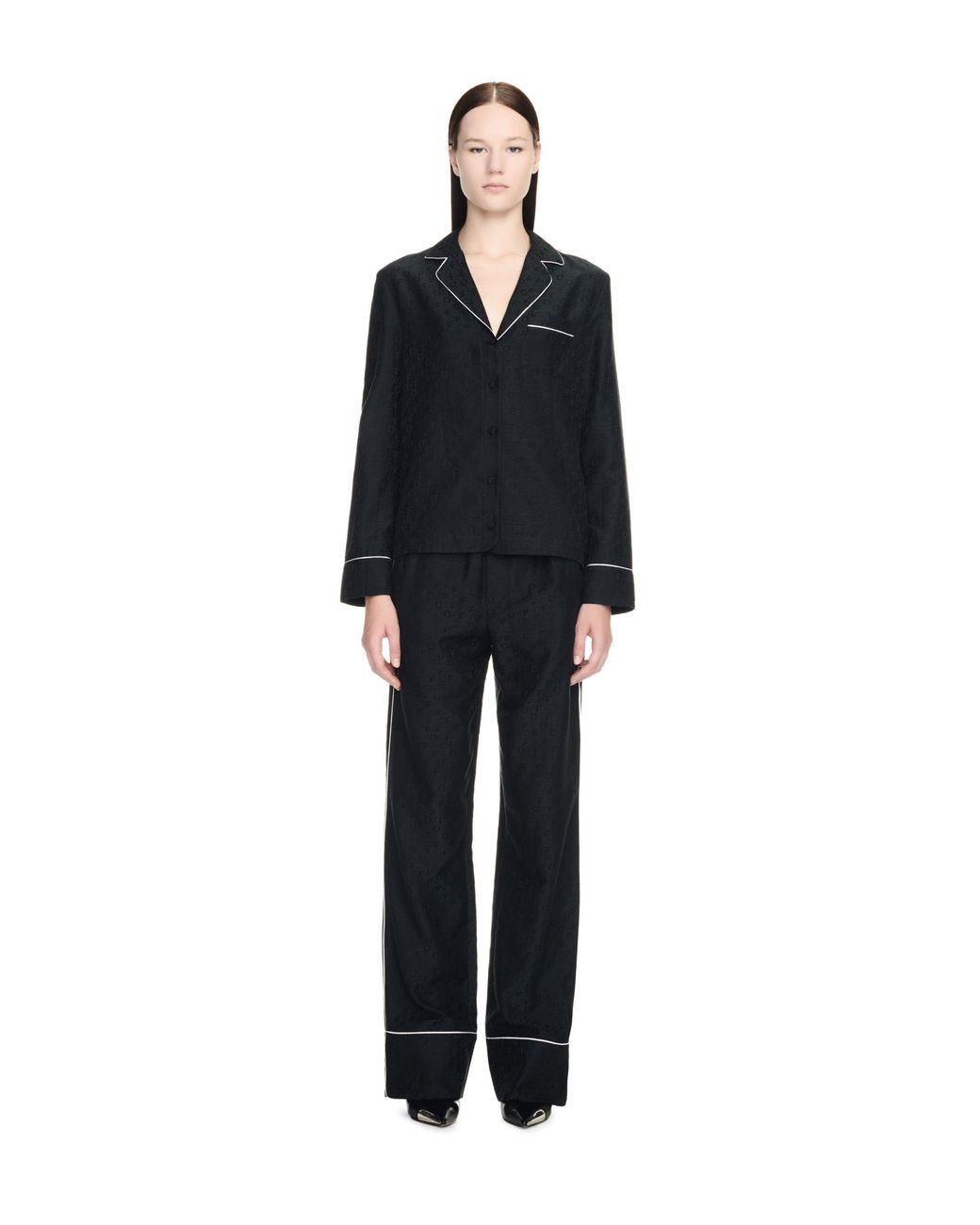 Off-White c/o Virgil Abloh Blue Off Jacq Pajama Ls Shirt