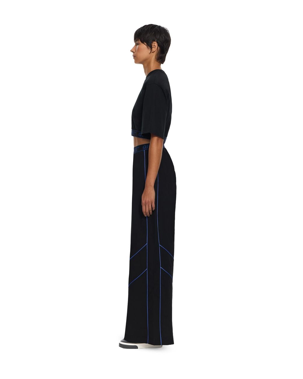 Off-White c/o Virgil Abloh Black Logoband Jersey T-Shirt