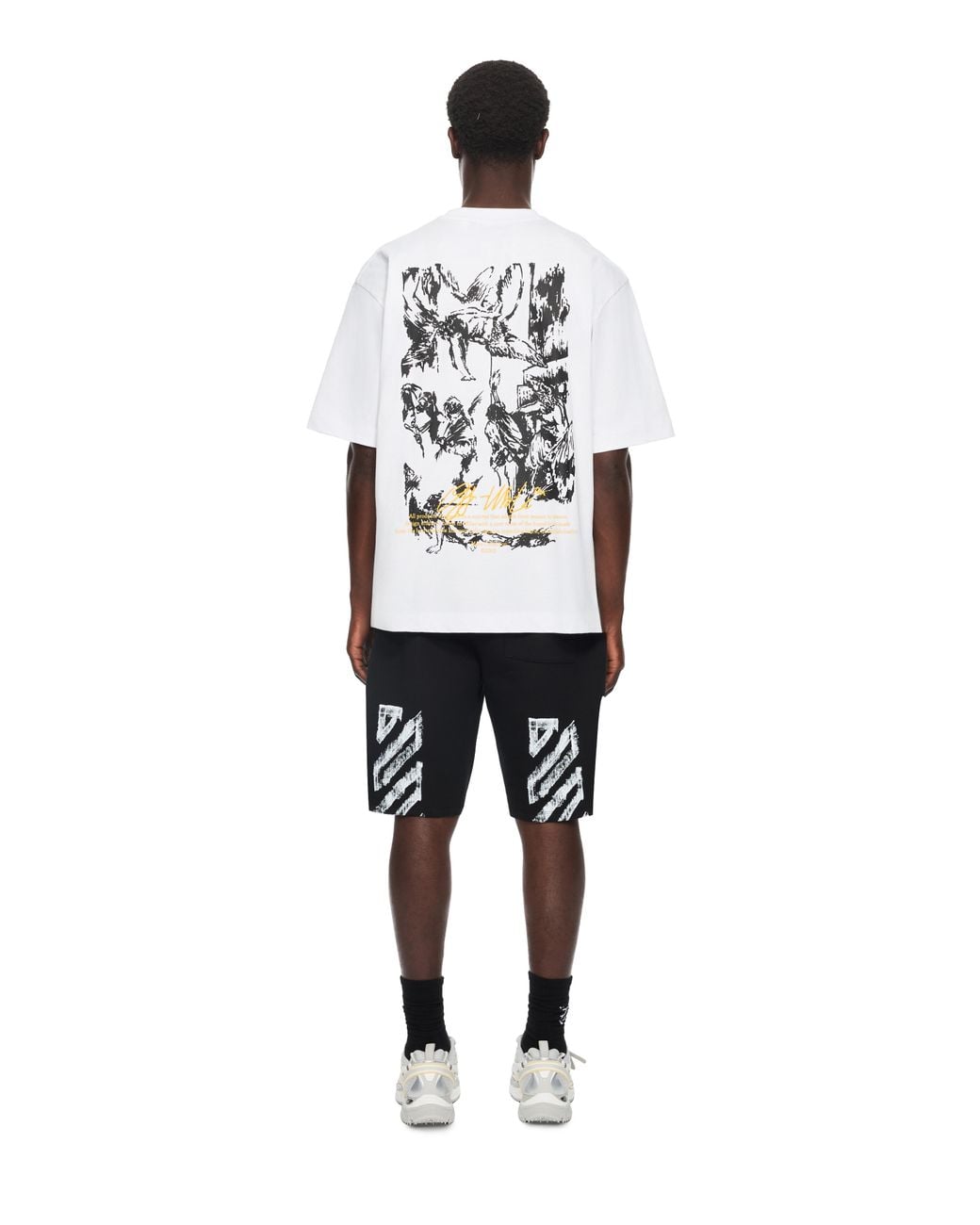 Off-White c/o Virgil Abloh White Mercy Scribble Skate T-Shirt for men