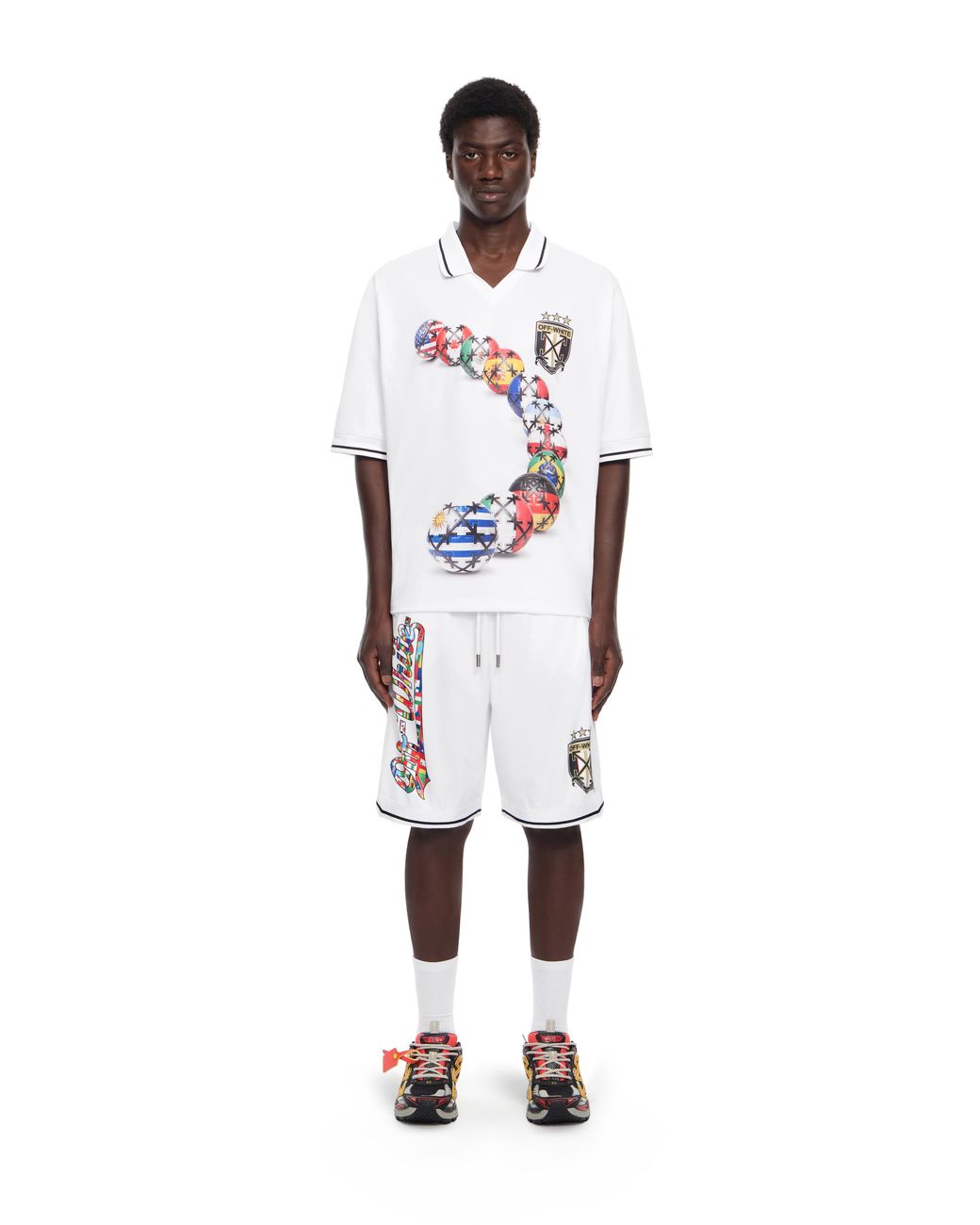 Off-White c/o Virgil Abloh White Soccer '26 Tech T-Shirt for men