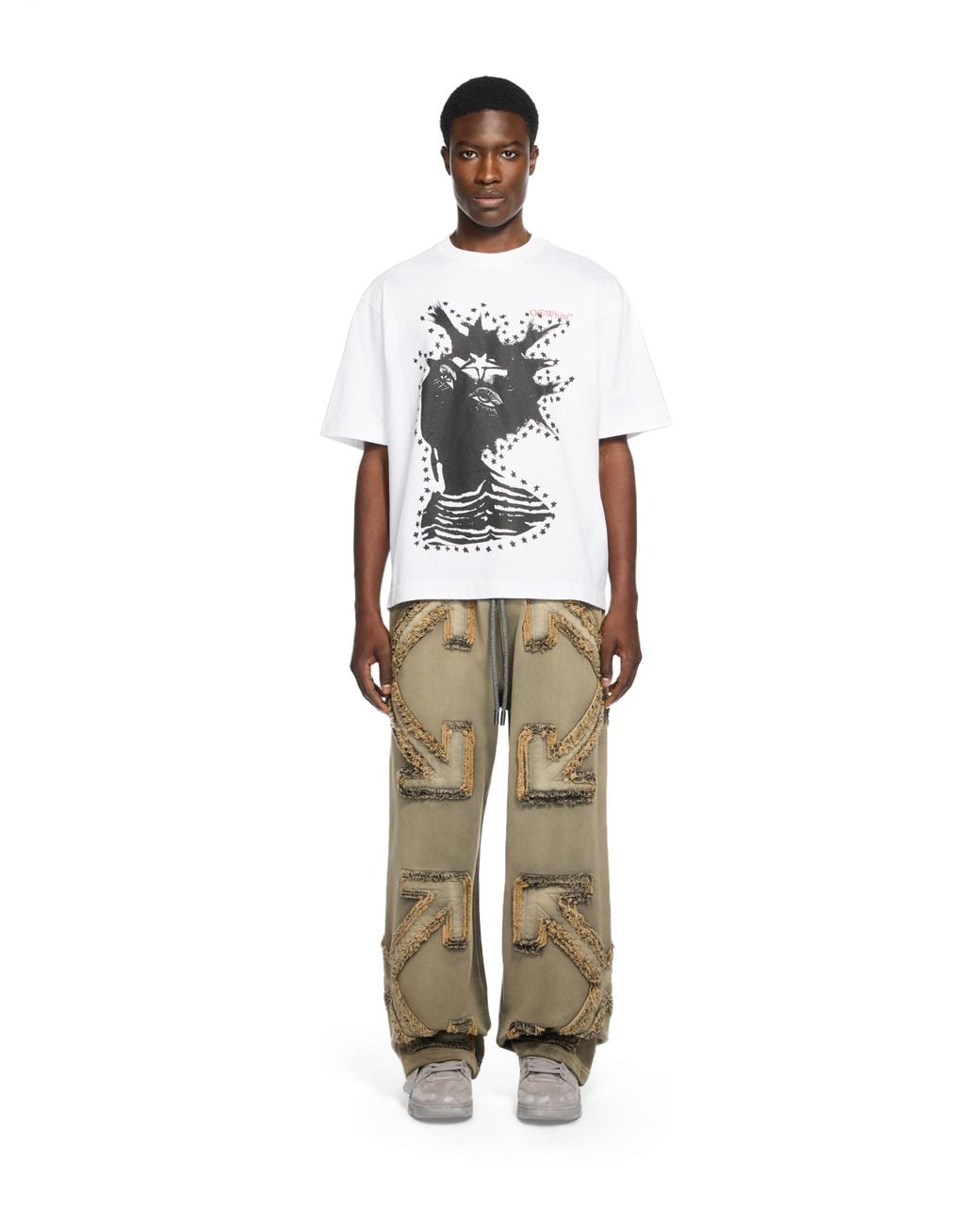 Off-White c/o Virgil Abloh White Desert Arrow Skate T-Shirt for men