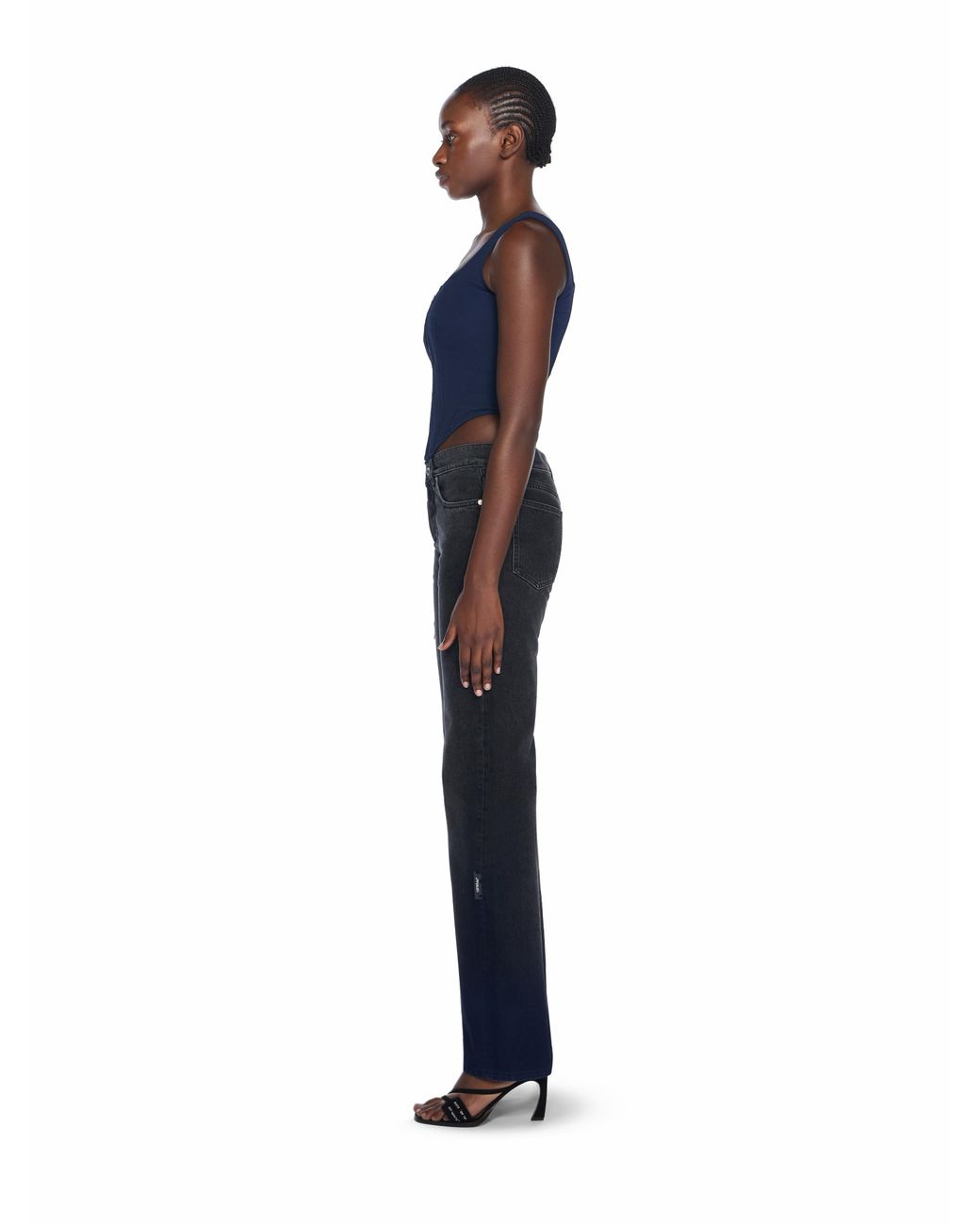 Off-White c/o Virgil Abloh Blue Spray Susy Denim Pants