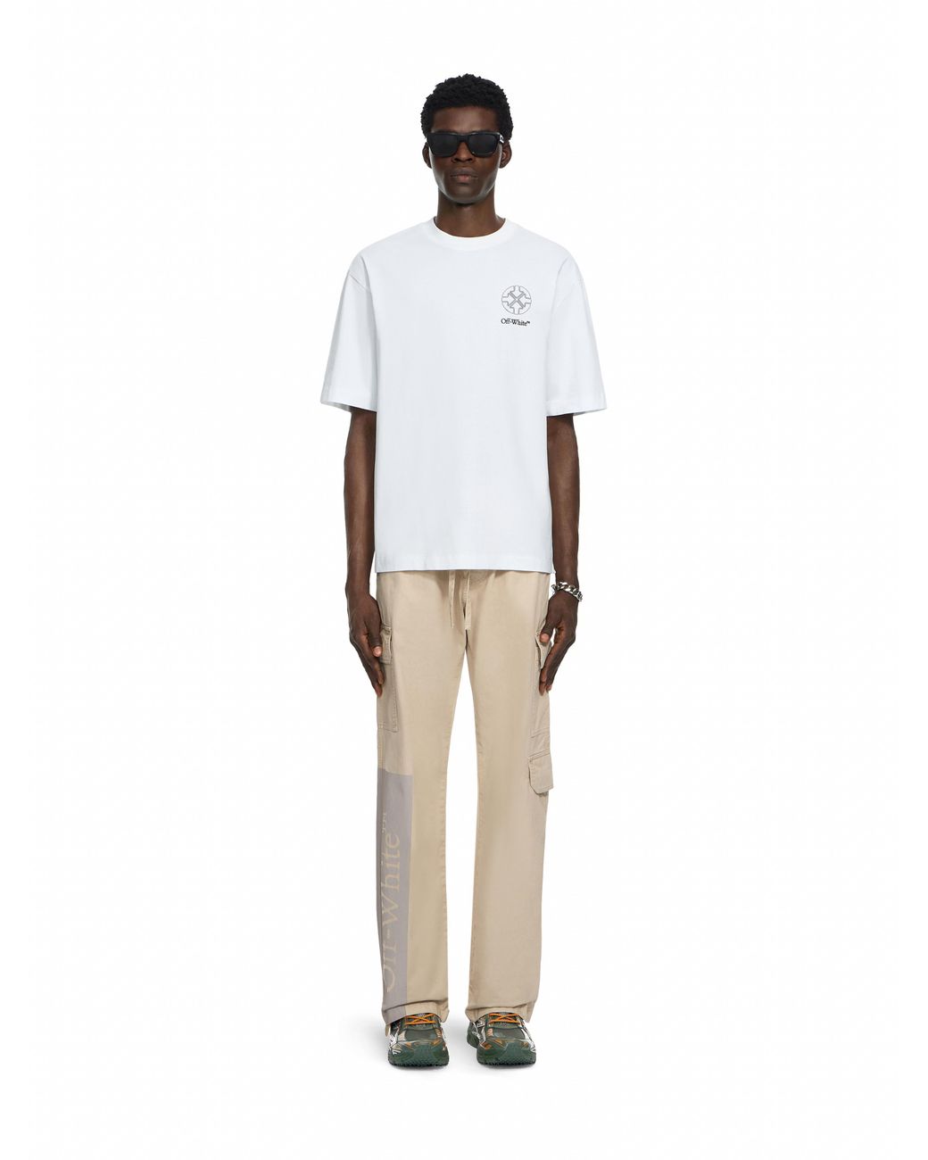 Off-White c/o Virgil Abloh White Offline Half Arrow Skate T-Shirt for men
