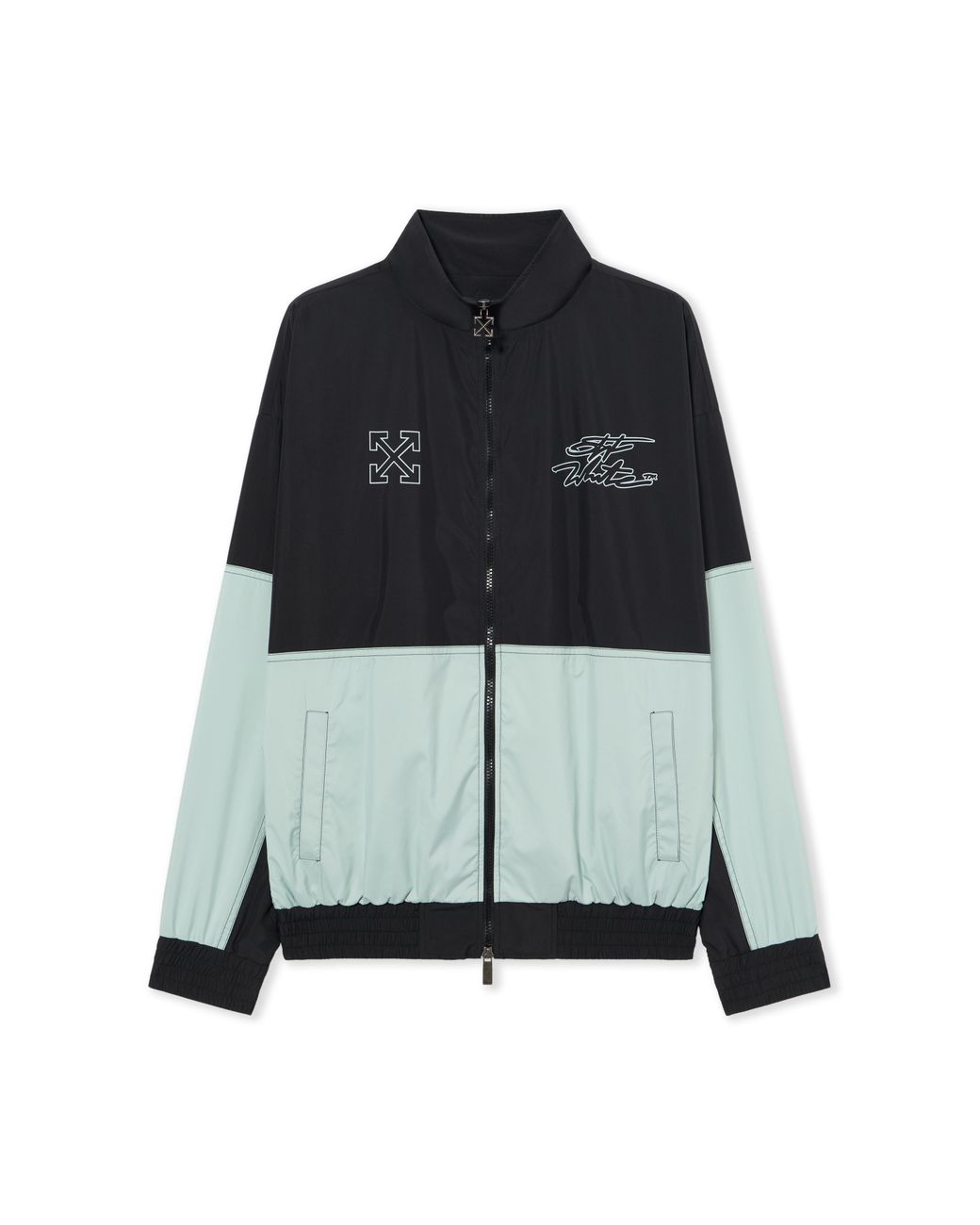 Off-White c/o Virgil Abloh Blue Marker Nylon Relaxed Tracktop for men